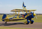 Utterly Butterly Wingwalkers approach the runway
