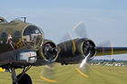 Boeing B-17 Sally B getting ready for takeoff