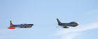 CT-133 Silver Star 3 following a F-86 Sabre 