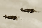 Spitfires in formation