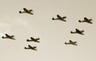 Spitfires in formation
