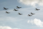 Spitfires in formation