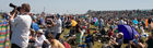 Crowds at Fairford airshow