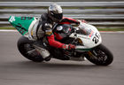 Chris Martin (Red Viper Racing Honda) during British Superbikes qualifying session