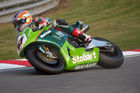 Shane Byrne (Strobart Vent Axia Motorsport) during British Superbikes qualifying session