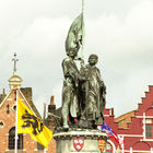 Statue of Jan Breydel and Peter de Coninck