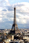 Eiffel Tower as viewed from the Arc de Triomphe