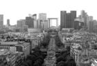 Paris skyline featuring La D�fense and Grande Arche