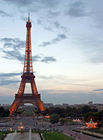 Eiffel Tower at sunset