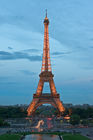 Eiffel Tower at sunset