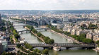 Bridges across the Seine to the west of the city