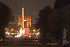 Place de la Concorde, Champs-Elys�es and Arc de Triomphe