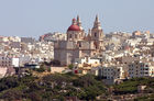 View of the Church of Our Lady of Victory from top of town