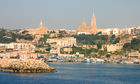 View from the ferry approaching Mgarr