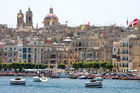 View of Senglea across the Grand Harbour Marina