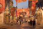 Tarxien streets, decorated for the festa
