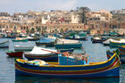Luzzu (fishing boats) in Marxaxlokk Bay