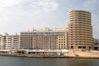 The Fortina Hotel complex, as viewed from a boat