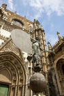 The statue of the Giraldillo outside Cathedral of Saint Mary of the See