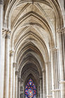 Inside Reims cathedral