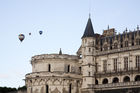 Hot-air balloons over Chateau d'Amboise