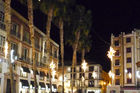 Christmas illuminations at Plaza de la Constitucion 