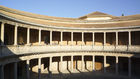 Inside the Palacio de Carlos V at the Alhambra