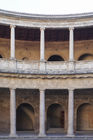 Inside the Palacio de Carlos V at the Alhambra