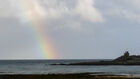 Rainbow close to Tower of Refuge in Douglas Bay