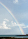 Rainbow close to Tower of Refuge in Douglas Bay