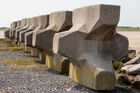 Sea wall blocks