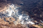 Owakudani Valley - steam escaping along the path to Onsen Tamago (egg boiled in hot spring water)