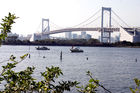View of Rainbow bridge and Tokyo Bay from Odaiba