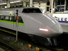 Shinkansen (bullet train) in Hiroshima station