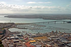 View of Auckland Bridge and Westhaven Marina/Ponsonby