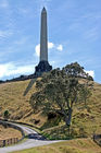 Maori monument on top of One Tree Hill (Maungakiekie)