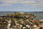 View of Stanley Bay from Mt Victoria