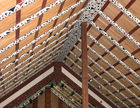 Inside of Wharenui (meeting house) at Te Whakarewarewa