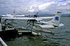 Boatplane used for trip to volcano