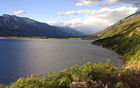 Lake Wanaka with Mt Aspiring National Park as background 