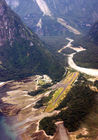 View of Milford Sound airport soon after takeoff