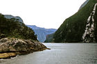 View from boat on Milford Sound