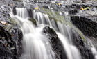 Close-up of Purakanui Falls