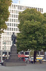 John Robert Godley statue in Cathedral Square
