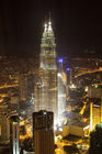 View of Petronas Towers from KL Tower