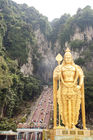 Statue of Murugan by stairs to Batu Caves