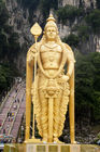 Statue of Murugan by stairs to Batu Caves