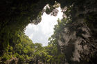 View from inside the Batu Caves