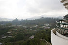 View from hotel balcony across Cameron Highlands