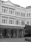Entrance to the Raffles Hotel